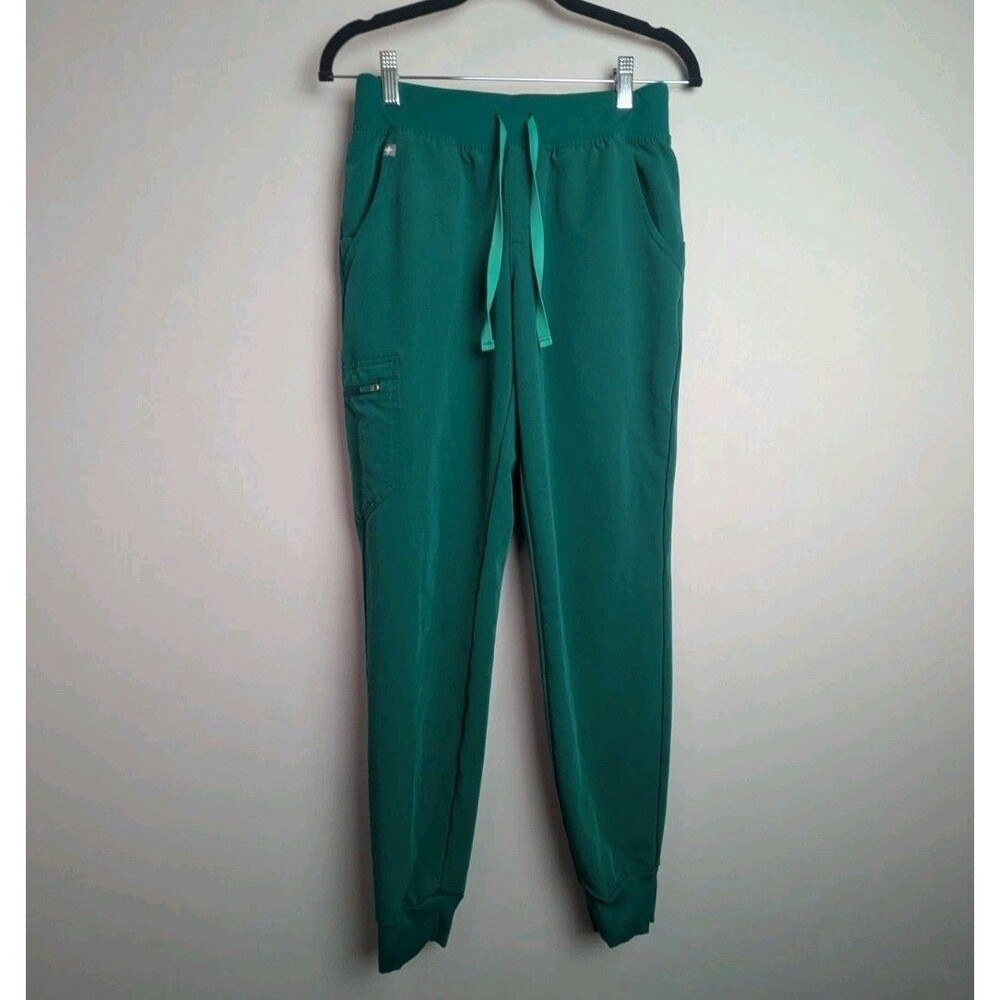 Figs Zamora Petite Jogger Scrub Pants 2.0 XSP Green Nurse Work Massage Therapist